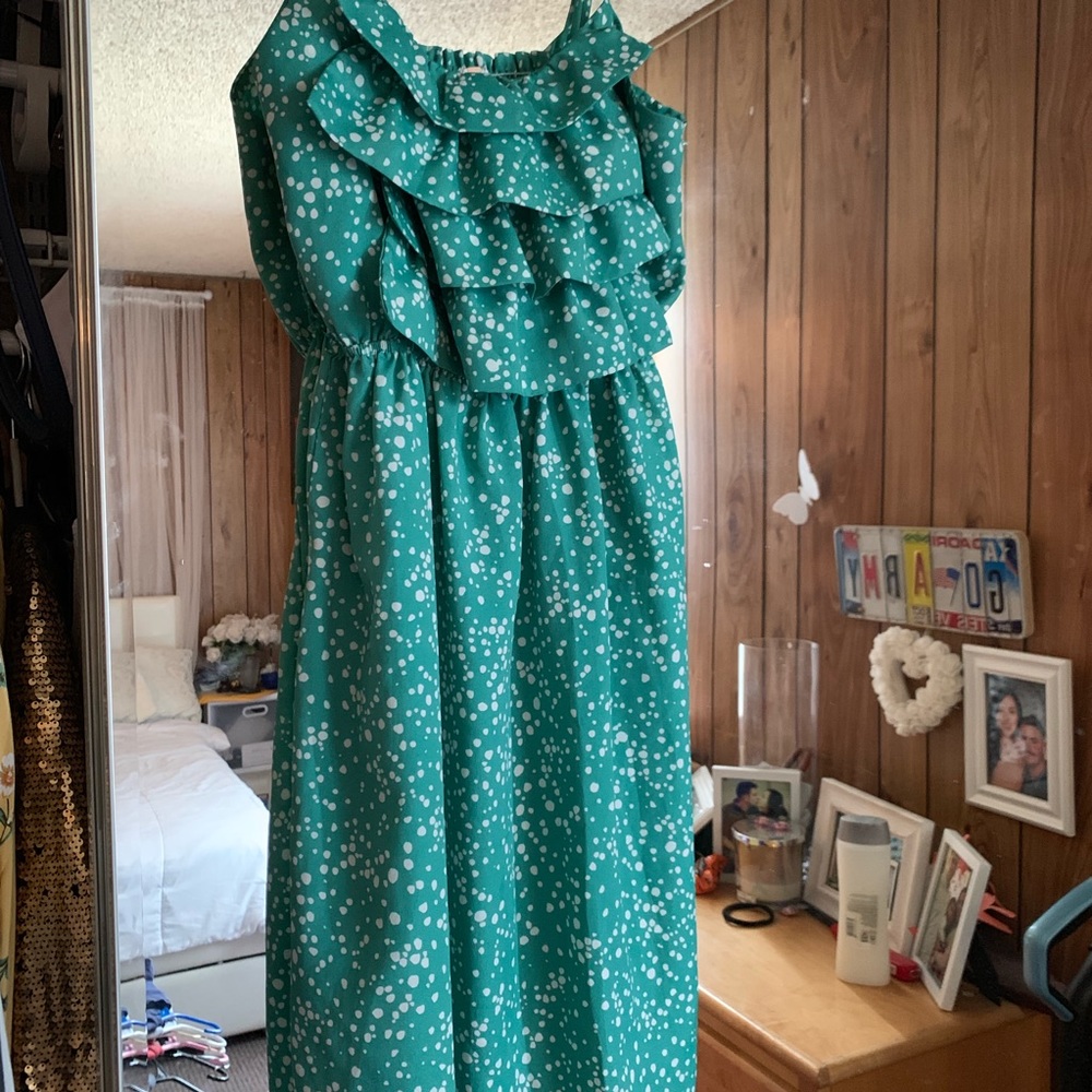 Turquoise dress
